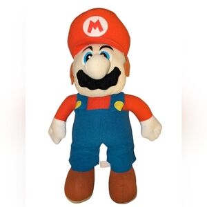 Mario 28" Stuffed Vintage Toy Super Mario Bros Nintendo